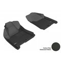 3D Maxpider 3D MAXpider L1CD00811509 CADILLAC SRX 2010-2014 KAGU BLACK R1 Floor Mat L1CD00811509